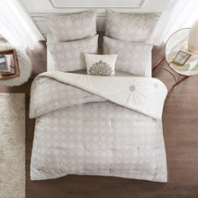 Load image into Gallery viewer, Madison Park Malia 6 Piece Embroidered Cotton Reversible Comforter Set - King/Cal King MP10-6184
