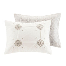 Load image into Gallery viewer, Madison Park Malia 6 Piece Embroidered Cotton Reversible Comforter Set - King/Cal King MP10-6184