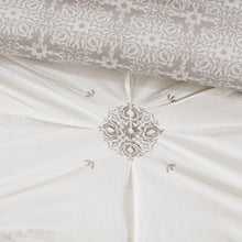 Load image into Gallery viewer, Madison Park Malia 6 Piece Embroidered Cotton Reversible Comforter Set - King/Cal King MP10-6184