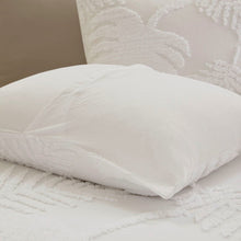 Load image into Gallery viewer, Madison Park Bahari 3 Piece Tufted Cotton Chenille Palm Comforter Set - Full/Queen MP10-6221