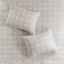 Load image into Gallery viewer, Madison Park Malia 4 Piece Embroidered Cotton Reversible Duvet Cover Set - Full/Queen MP12-6185