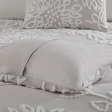 Load image into Gallery viewer, Madison Park Veronica 3 Piece Tufted Cotton Chenille Floral Duvet Cover Set - King/Cal King MP12-6395