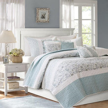 Load image into Gallery viewer, 6 Piece Cotton Percale Quilted Coverlet Set -King/Cal King MP13-2802 By Olliix