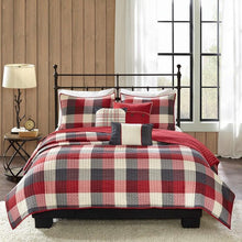 Load image into Gallery viewer, Madison Park 6 Piece Herringbone Coverlet Set -King/Cal King MP13-4675 By Olliix