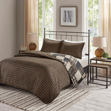 Load image into Gallery viewer, Madison Park Timber 3 Piece Reversible Printed Coverlet Set - King/Cal King MP13-6088