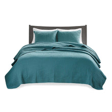 Load image into Gallery viewer, Madison Park Keaton Reversible Coverlet Set - Twin/Twin Xl MP13-6115