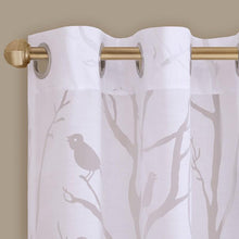 Load image into Gallery viewer, Madison Park Averil Sheer Bird Window Panel -95" Panel MP40-3008 By Olliix