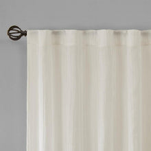 Load image into Gallery viewer, Madison Park Solid Crushed Window Panel Pair -42" X 84" MP40-4497 By Olliix