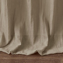 Load image into Gallery viewer, Madison Park Solid Crushed Window Panel Pair -42" X 84" MP40-4501 By Olliix