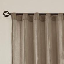Load image into Gallery viewer, Madison Park Solid Crushed Window Panel Pair -42" X 95" MP40-4502 By Olliix