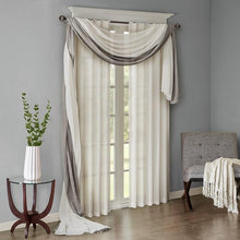 Load image into Gallery viewer, Madison Park Harper Solid Crushed Scarf Sheer -42" X 144" MP40-4510 By Olliix