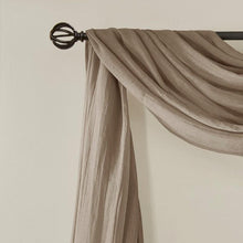 Load image into Gallery viewer, Madison Park Harper Solid Crushed Scarf Sheer -42" X 144" MP40-4512 By Olliix