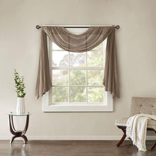 Load image into Gallery viewer, Madison Park Harper Solid Crushed Scarf Sheer -42" X 216" MP40-4513 By Olliix