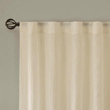 Load image into Gallery viewer, Madison Park Solid Crushed Window Panel Pair -42" X 95" MP40-4526 By Olliix
