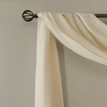 Load image into Gallery viewer, Madison Park Harper Solid Crushed Scarf Sheer -42" X 216" MP40-4529 By Olliix