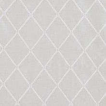 Load image into Gallery viewer, Madison Park Diamond Sheer Embroidered Window Scarf -50X216" MP40-4935 By Olliix