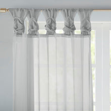 Load image into Gallery viewer, Madison Park Ceres Twist Tab Voile Sheer Window Pair - 50X95" MP40-6350