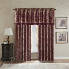 Load image into Gallery viewer, Madison Park Aubrey Jacquard Window Valance -50X18" MP41-2714 By Olliix