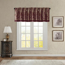 Load image into Gallery viewer, Madison Park Aubrey Jacquard Window Valance -50X18" MP41-2714 By Olliix