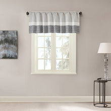 Load image into Gallery viewer, Madison Park Amherst Polyoni Pintuck Valance - 50X18" MP41-4377 By Olliix