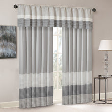 Load image into Gallery viewer, Madison Park Amherst Polyoni Pintuck Valance - 50X18" MP41-4377 By Olliix