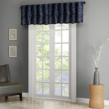 Load image into Gallery viewer, Madison Park Faux Silk Embroidered Window Valance -50X18" MP41-4572 By Olliix