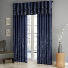 Load image into Gallery viewer, Madison Park Faux Silk Embroidered Window Valance -50X18" MP41-4572 By Olliix