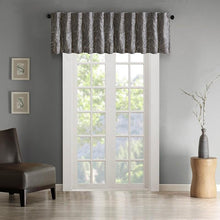 Load image into Gallery viewer, Madison Park Faux Silk Embroidered Window Valance -50X18" MP41-4573 By Olliix