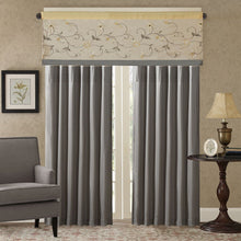 Load image into Gallery viewer, Madison Park Serene Embroidered Window Valance - 50X18" MP41-5479 By Olliix