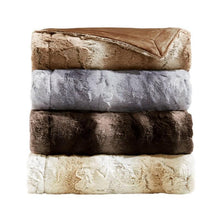 Load image into Gallery viewer, Madison Park Zuri Oversized Faux Fur Throw -60X70" MP50-4813 By Olliix