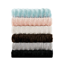 Load image into Gallery viewer, Madison Park Duke Long Fur Throw - 50X60" MP50-5784 By Olliix