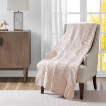 Load image into Gallery viewer, Madison Park Tuscany Oversized Quilted Throw With Scalloped Edges - 60X72" MP50-6123