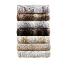 Load image into Gallery viewer, Madison Park Zuri Oversized Faux Fur Throw - 60X70" MP50-6235 By Olliix
