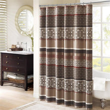 Load image into Gallery viewer, Madison Park Princeton Jacquard Shower Curtain -72X72" MP70-3040 By Olliix