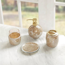 Load image into Gallery viewer, Madison Park Mosaic 4 Piece Bath Accessory Set MP71-4894 By Olliix