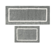 Load image into Gallery viewer, Madison Park Bittman Reversible High Pile Tufted Microfiber Bath Rug - 24X60" MP72-5666