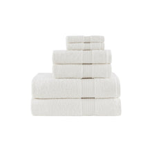 Load image into Gallery viewer, Madison Park Organic 6 Piece Organic Cotton Towel Set MP73-6182 By Olliix