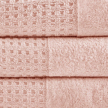 Load image into Gallery viewer, Madison Park Spa Waffle 6 Piece Waffle Cotton Jacquard Towels Set MP73-6220