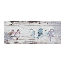 Load image into Gallery viewer, Madison Park Perched Birds Hand Painted Wood Plank MP95B-0217 By Olliix