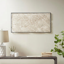 Load image into Gallery viewer, Madison Park Paper Cloaked Leaves Paper Cloaked Wall Decor Metal Frame MP95B-0224