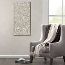 Load image into Gallery viewer, Madison Park Paper Cloaked Leaves Paper Cloaked Wall Decor Metal Frame MP95B-0224
