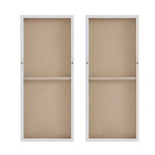 Load image into Gallery viewer, Madison Park Winter Glaze Heavy Textured Canvas With Glitter Embellishment 2 Piece Set MP95C-0197