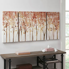 Load image into Gallery viewer, Madison Park Autumn Forest 3 Piece Canvas Art Palette Knife Embellishment MP95C-0207