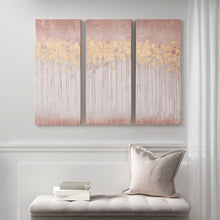Load image into Gallery viewer, Madison Park Twilight Forest Gel Coated Canvas With Gold Foil 3 Piece Set MP95C-0216