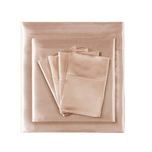 Load image into Gallery viewer, Madison Park Essentials Satin Wrinkle-Free Luxurious 6-Piece Sheet Set - Full MPE20-772
