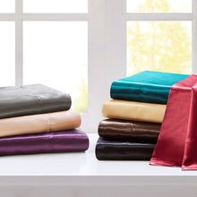 Load image into Gallery viewer, Madison Park Essentials Satin Wrinkle-Free Luxurious 6-Piece Sheet Set - King MPE20-774