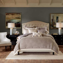 Load image into Gallery viewer, Madison Park Signature Shades Of Grey Comforter Set -King MPS10-258 By Olliix
