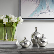 Load image into Gallery viewer, Madison Park Signature Ansen Metallic 3Pc Vase Set MPS162-347 By Olliix