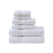 Load image into Gallery viewer, Madison Park Signature Luxor 100% Egyptian Cotton 6 Piece Towel Set MPS73-425