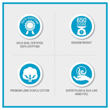 Load image into Gallery viewer, Madison Park Signature Luxor 100% Egyptian Cotton 6 Piece Towel Set MPS73-425